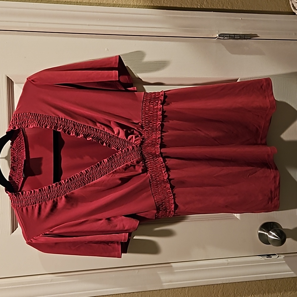 BCBG Pink Blouse Size M